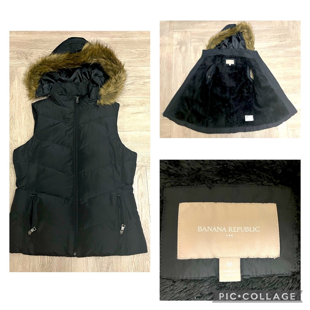 Banana Republic Black vest